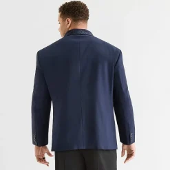 J. Ferrar Evening Edition Mens Big and Tall Stretch Fabric Regular Fit Tuxedo Jacket