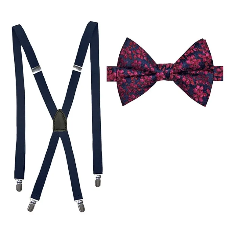 J. Ferrar Floral Floral Bow Tie Set