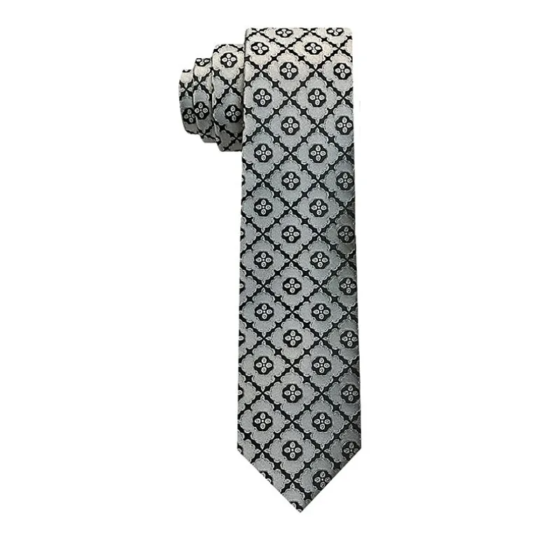 J. Ferrar Geo Spinner Geometric Tie
