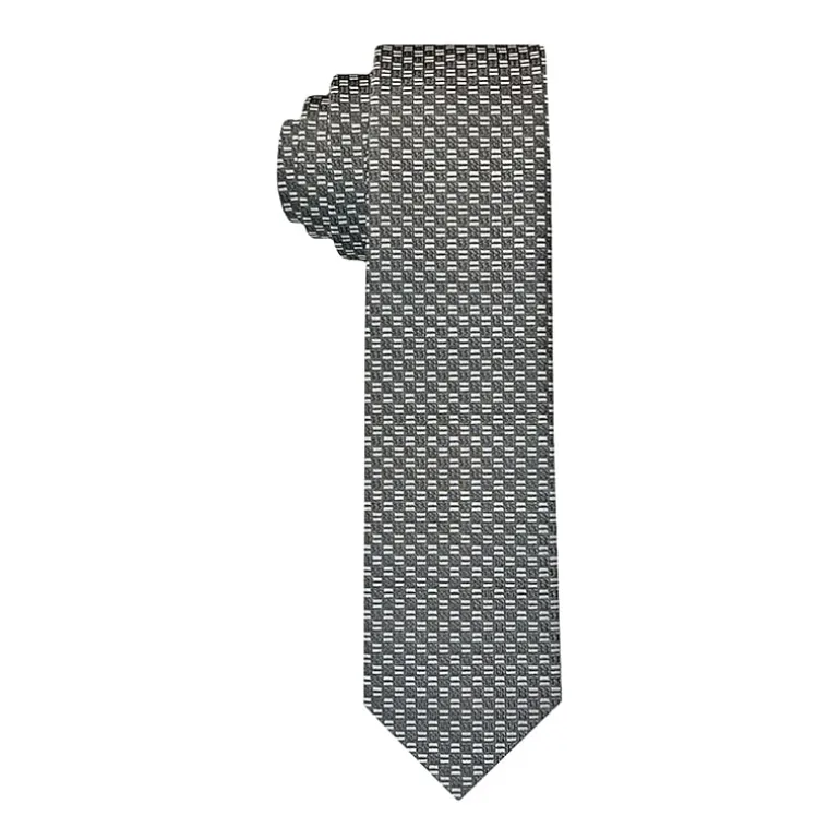 J. Ferrar Geo Spinner Geometric Tie