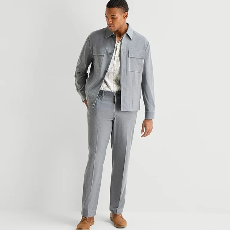 J. Ferrar Heather Twill Mens Shirt Jacket