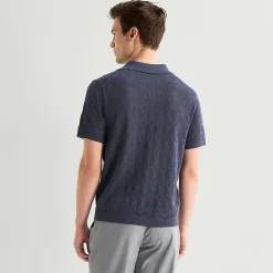 J. Ferrar Johnny Collar Mens Short Sleeve Polo Sweater