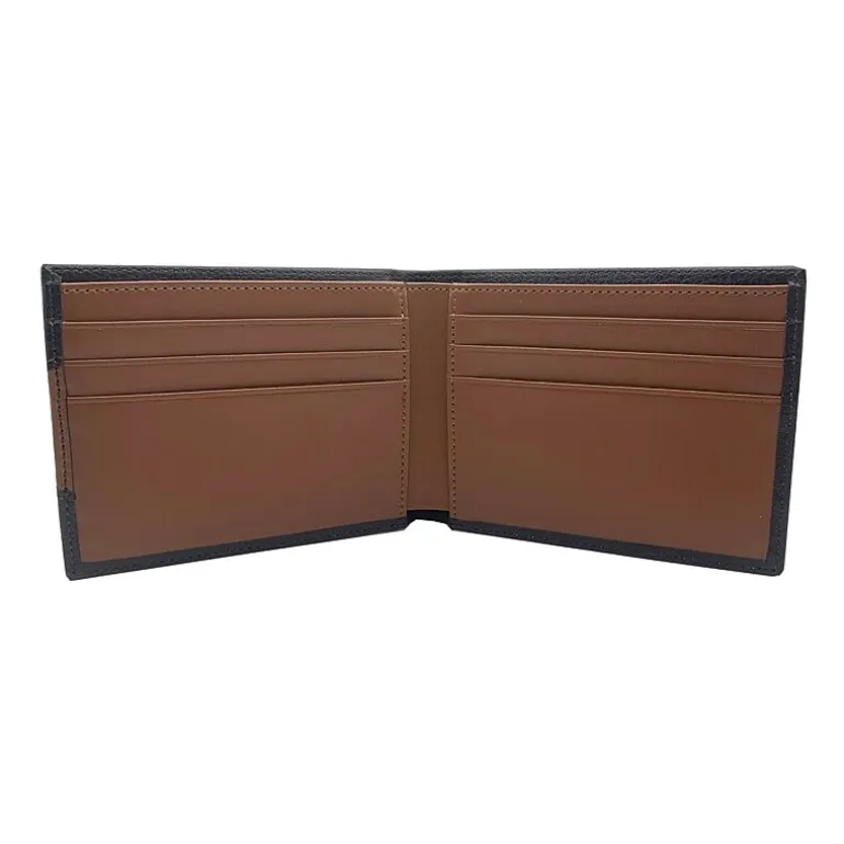 J. Ferrar Leather Pebble Slim Bifold Mens Bifold Wallet