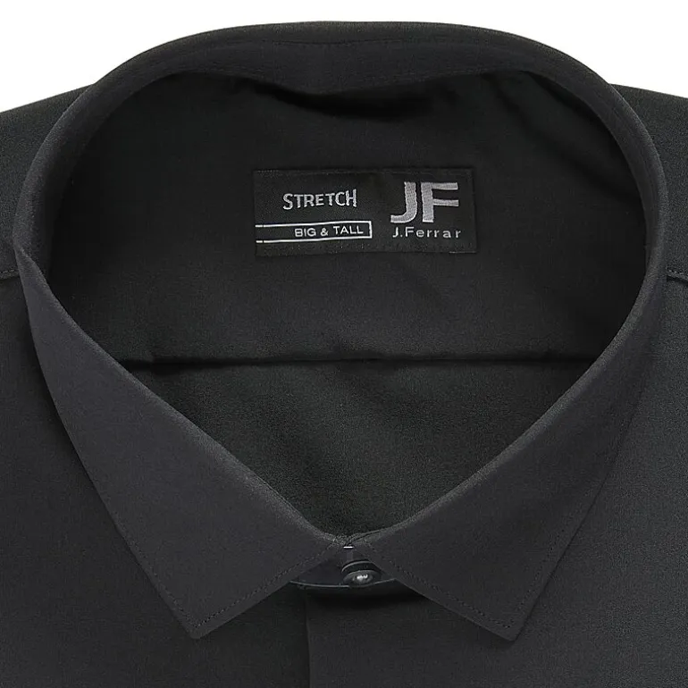 J. Ferrar Mens Big & Tall 360 Stretch Regular Fit Easy Care Stretch Fabric Long Sleeve Dress Shirt