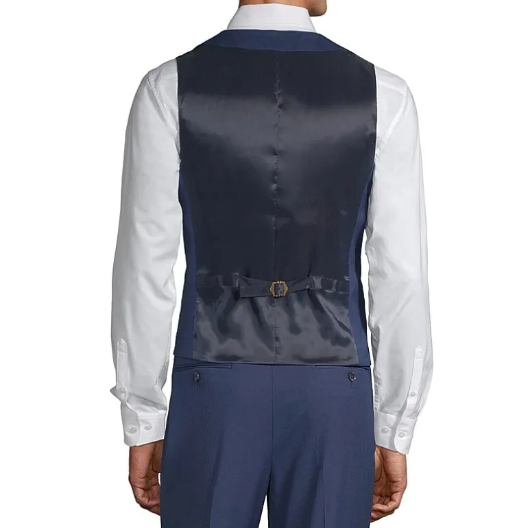 J. Ferrar Mens Classic Fit Big and Tall Suit Vest