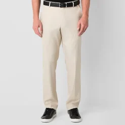 J. Ferrar Mens Classic Fit Dress Flat Front Pant