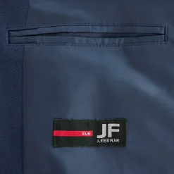 J. Ferrar Mens Knit Stretch Fabric Slim Fit Sport Coat