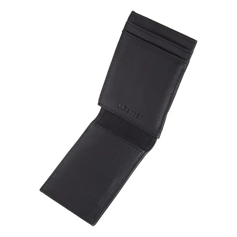 J. Ferrar Mens Magnetic Rfid Blocking Bifold Wallet