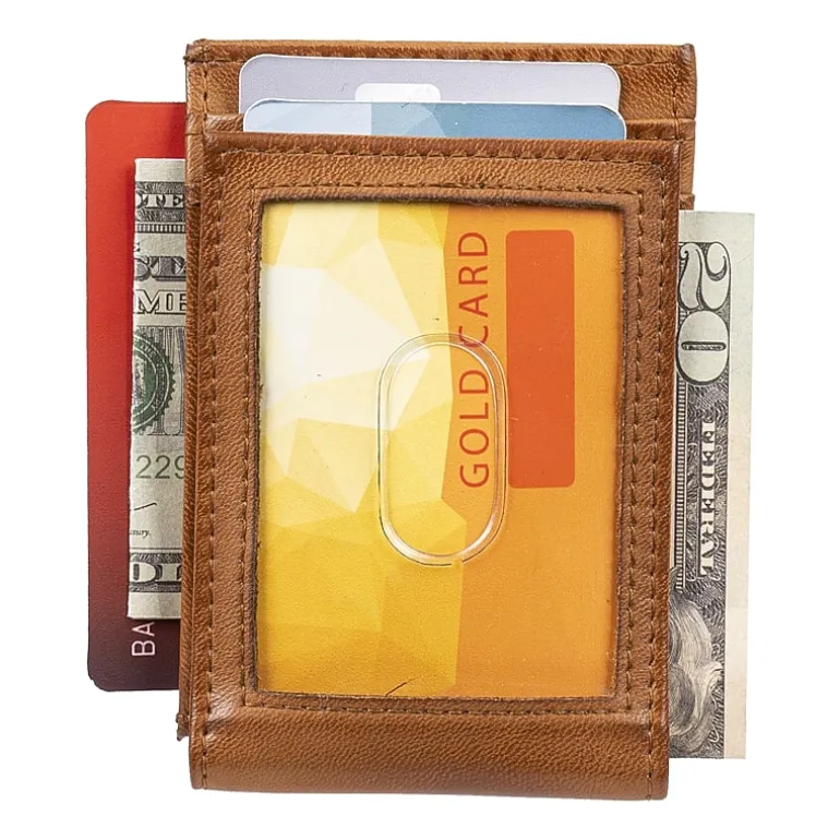 J. Ferrar Mens Magnetic Rfid Blocking Bifold Wallet
