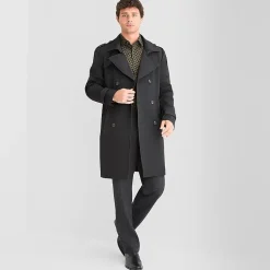 J. Ferrar Mens Midweight Trench Coat
