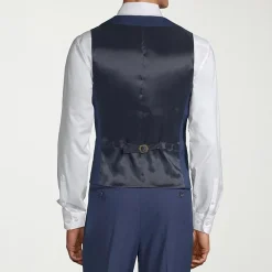 J. Ferrar Mens Regular Fit Big and Tall Suit Vest