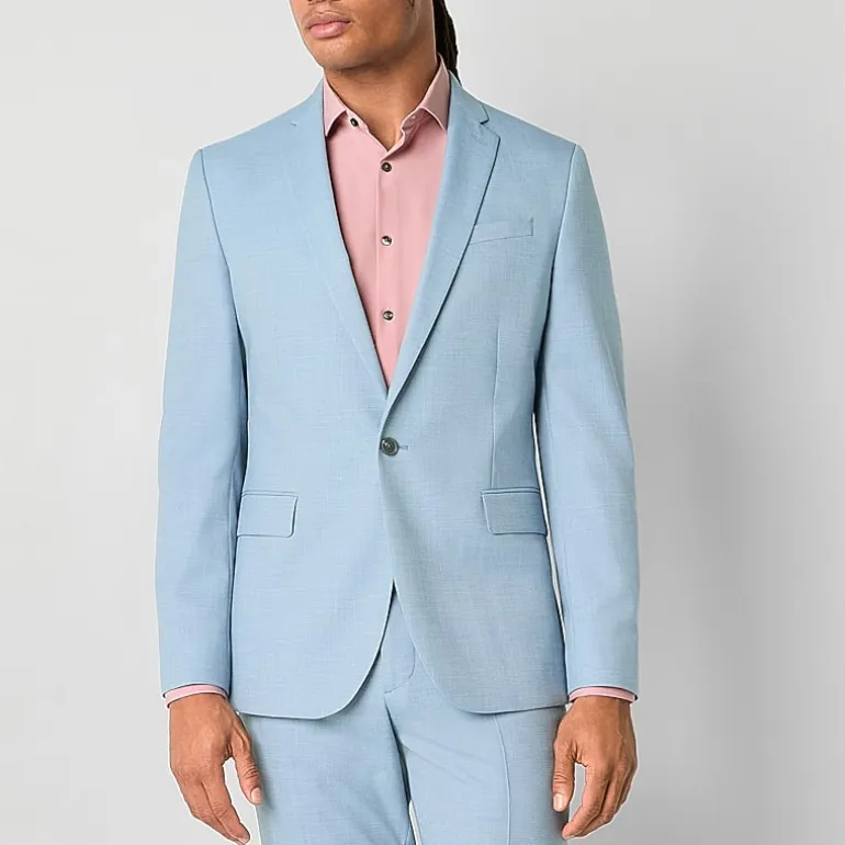 J. Ferrar Mens Regular Fit Big and Tall Suit Jacket