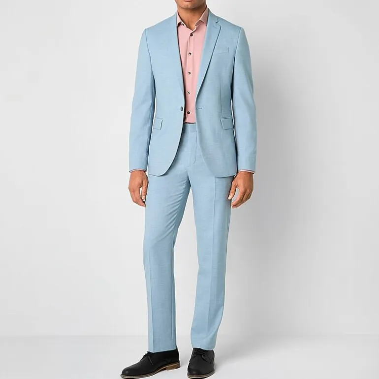 J. Ferrar Mens Regular Fit Big and Tall Suit Jacket