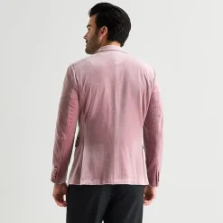 J. Ferrar Mens Slim Fit Velvet Sport Coat