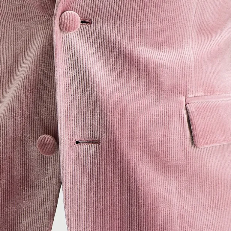 J. Ferrar Mens Slim Fit Velvet Sport Coat