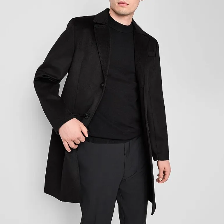 J. Ferrar Mens Water Resistant Midweight Topcoat Coat