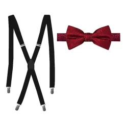 J. Ferrar Paisley Bow Tie Set