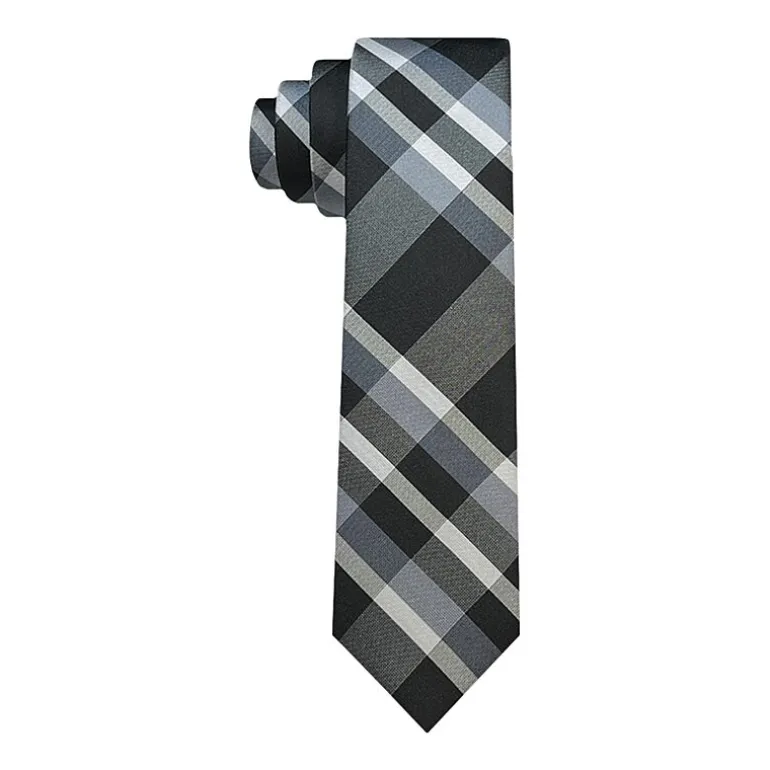 J. Ferrar Plaid Tie