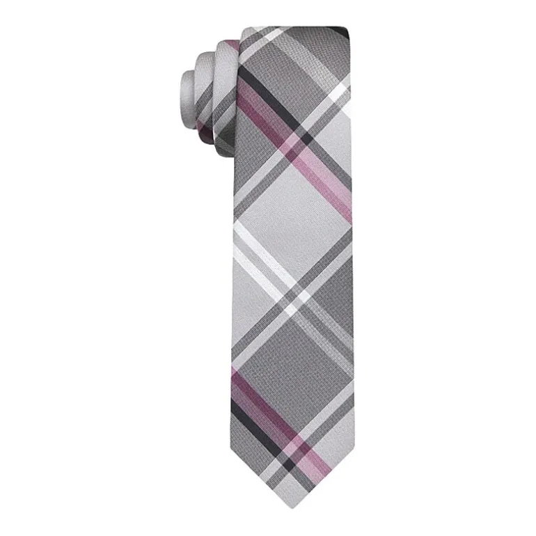 J. Ferrar Plaid Tie