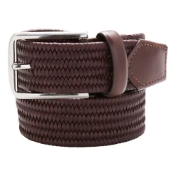 J. Ferrar Reversible Twill Embossed Mens Belt