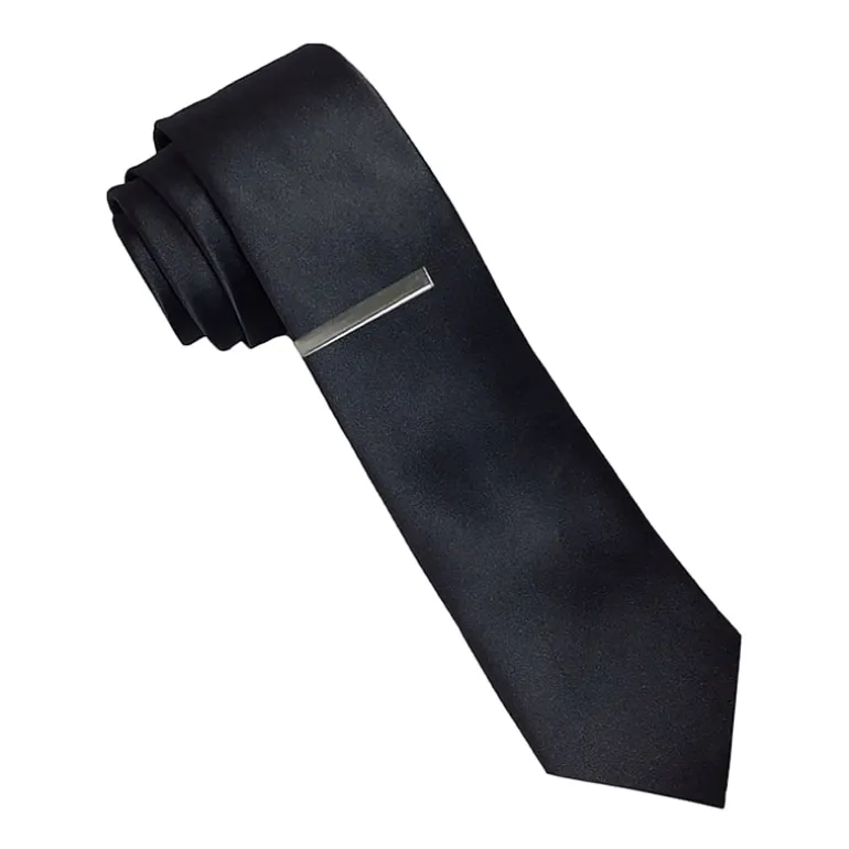 J. Ferrar Satin Solid Tie Set