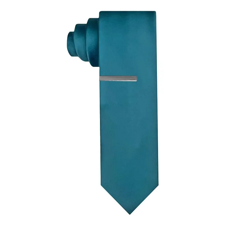 J. Ferrar Satin Solid Tie Set