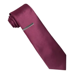 J. Ferrar Satin Solid Tie Set