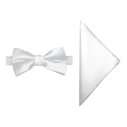 J. Ferrar Solid Bow Tie Set