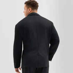 J. Ferrar 360 Stretch Knit Texture Mens Big and Tall Stretch Fabric Regular Fit Sport Coat
