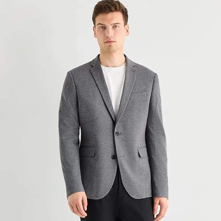 J. Ferrar 360 Stretch Knit Texture Mens Slim Fit Sport Coat