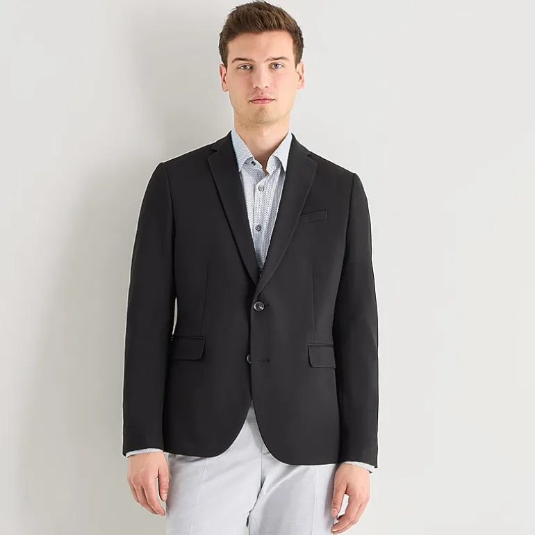 J. Ferrar 360 Stretch Knit Texture Mens Slim Fit Sport Coat