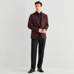 J. Ferrar 360 Stretch Knit Texture Mens Slim Fit Sport Coat