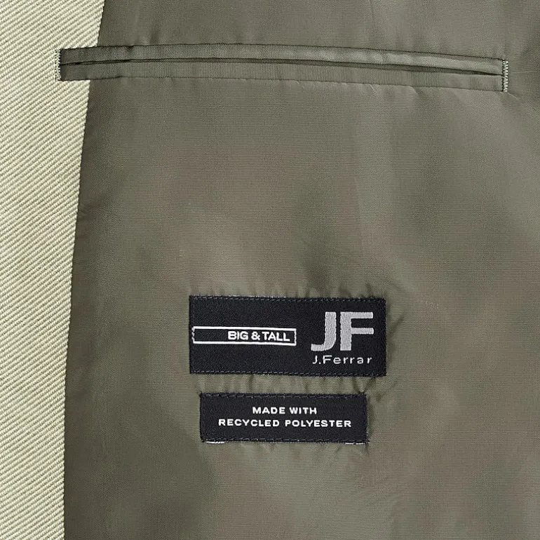 J. Ferrar 360 Stretch Knit Texture Mens Big and Tall Stretch Fabric Regular Fit Sport Coat