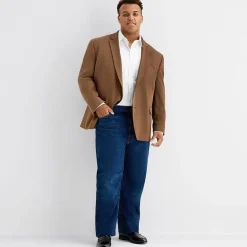 J. Ferrar 360 Stretch Mens Big and Tall Regular Fit Sport Coat