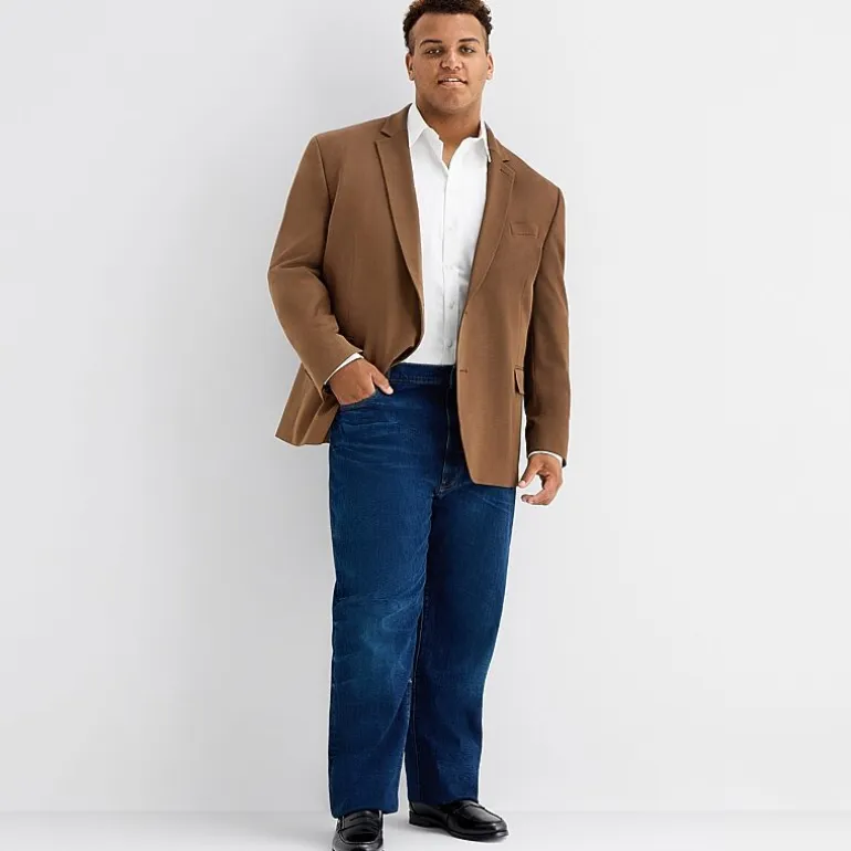 J. Ferrar 360 Stretch Mens Big and Tall Regular Fit Sport Coat