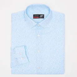 J. Ferrar 360 Stretch Performance Mens Slim Fit Stretch Fabric Long Sleeve Dress Shirt