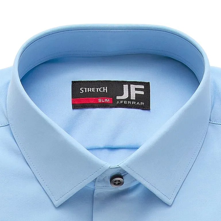 J. Ferrar 360 Stretch Performance Mens Slim Fit Stretch Fabric Long Sleeve Dress Shirt