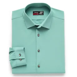 J. Ferrar 360 Stretch Performance Mens Slim Fit Stretch Fabric Long Sleeve Dress Shirt