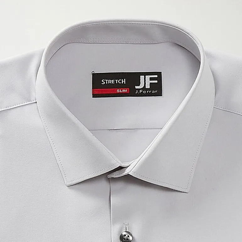 J. Ferrar 360 Stretch Slim Performance Mens Slim Fit Stretch Fabric Long Sleeve Dress Shirt