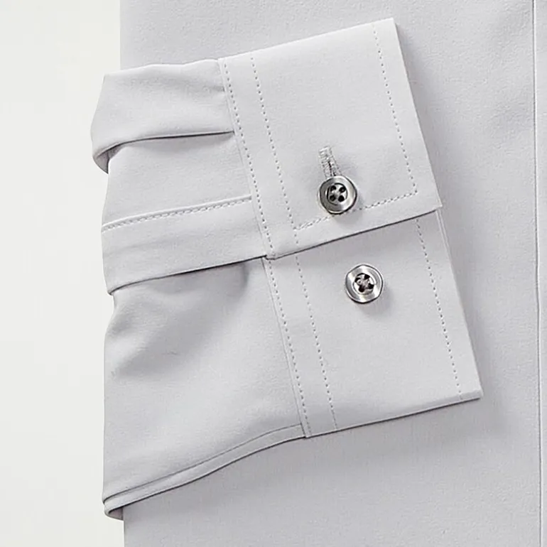 J. Ferrar 360 Stretch Slim Performance Mens Slim Fit Stretch Fabric Long Sleeve Dress Shirt