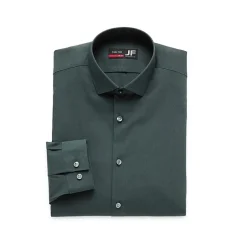 J. Ferrar Trutemp365 Mens Slim Fit Wrinkle Free Long Sleeve Dress Shirt