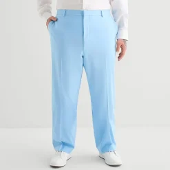 J. Ferrar Ultra Comfort Mens Big and Tall Stretch Fabric Regular Fit Flat Front Suit Pant