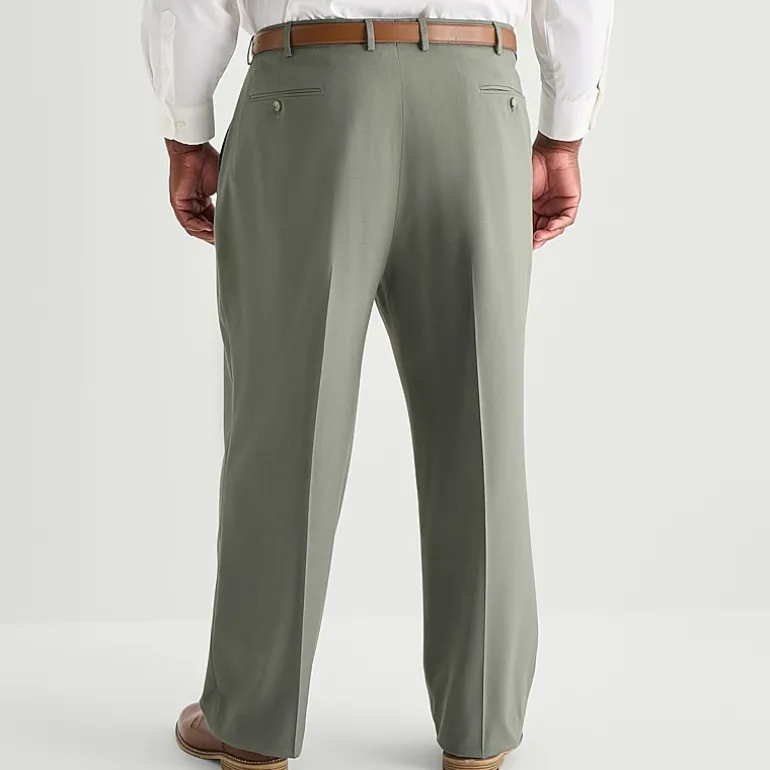 J. Ferrar Ultra Comfort Mens Big and Tall Stretch Fabric Regular Fit Flat Front Suit Pant