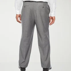 J. Ferrar Ultra Comfort Mens Big and Tall Stretch Fabric Classic Fit Flat Front Suit Pant
