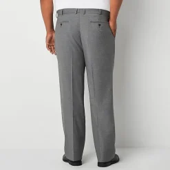 J. Ferrar Ultra Comfort Mens Big and Tall Stretch Fabric Regular Fit Flat Front Suit Pant