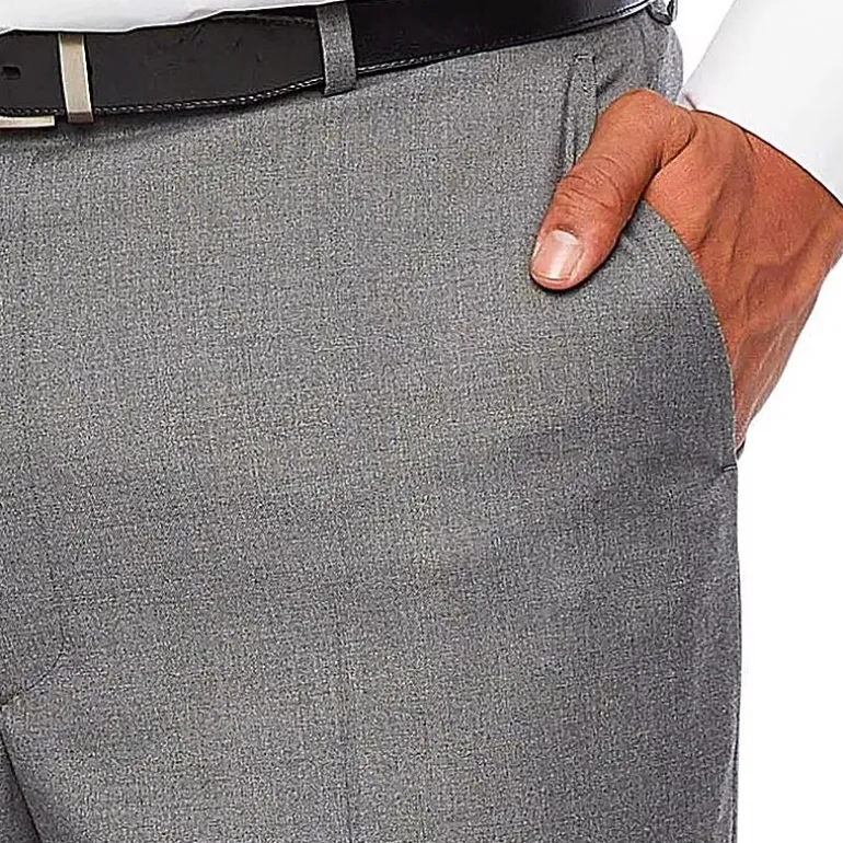 J. Ferrar Ultra Comfort Mens Big and Tall Stretch Fabric Regular Fit Flat Front Suit Pant