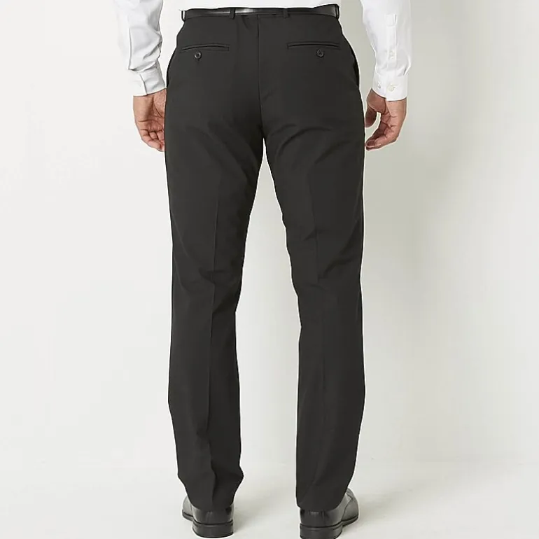 J. Ferrar Ultra Comfort Mens Big and Tall Stretch Fabric Regular Fit Flat Front Suit Pant