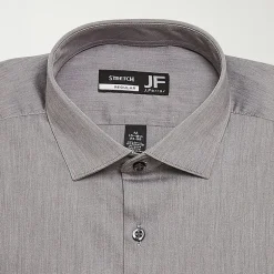 J. Ferrar Ultra Comfort Mens Regular Fit Stretch Fabric Wrinkle Free Long Sleeve Dress Shirt