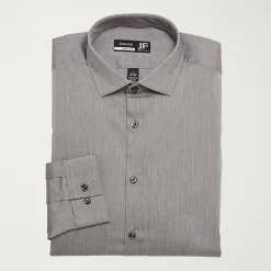 J. Ferrar Ultra Comfort Mens Regular Fit Stretch Fabric Wrinkle Free Long Sleeve Dress Shirt