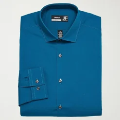 J. Ferrar Ultra Comfort Mens Slim Fit Easy Care Stretch Fabric Long Sleeve Dress Shirt